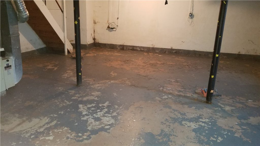 before waterproofing