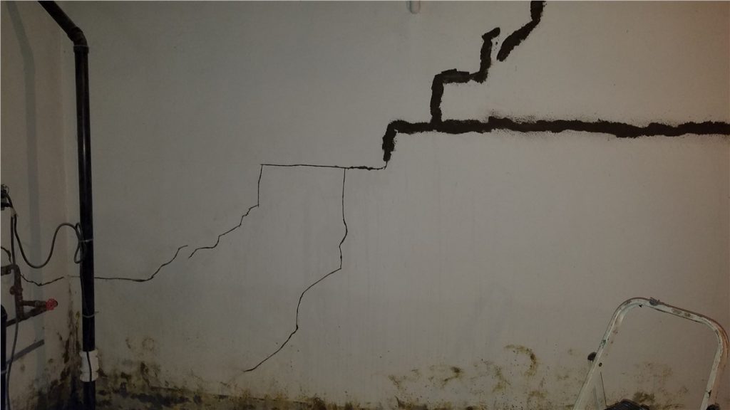 basement crack sealing