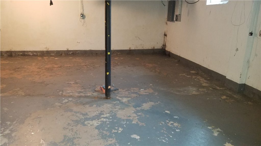 before waterproofing