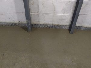 newly concreted flooring