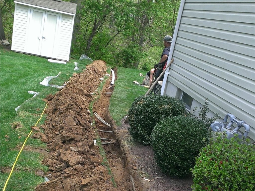 trench piping